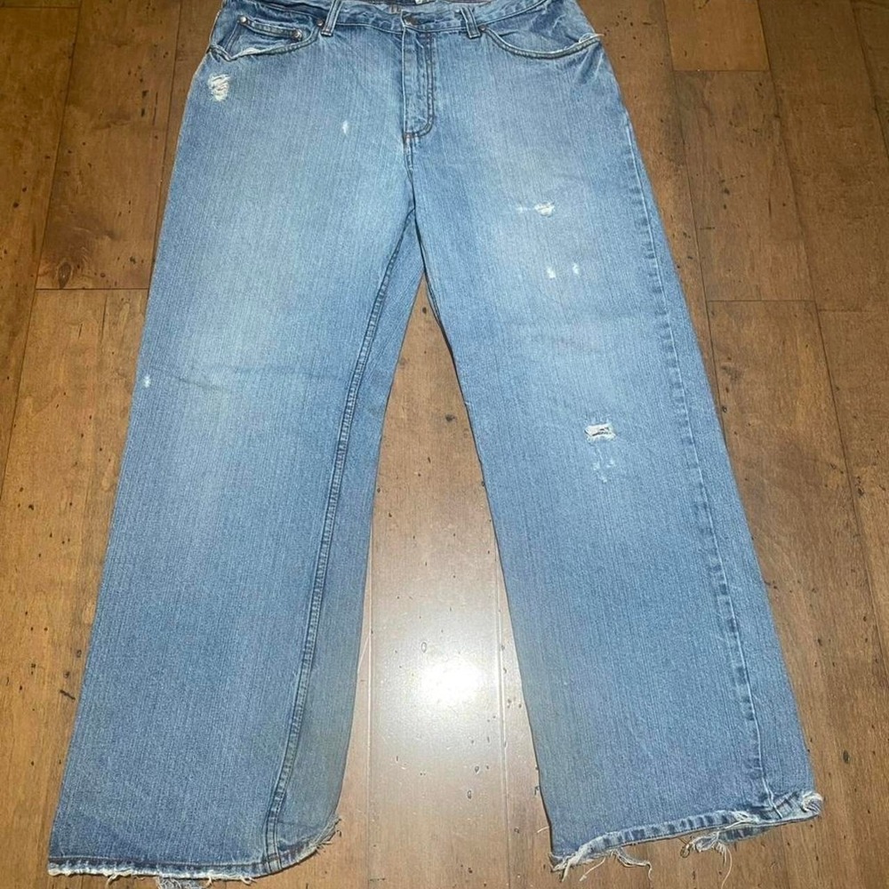 Vintage Y2K Bullhead blue Baggy Jeans Size 36x30